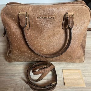 Michael Kors Ostrich Leather Purse